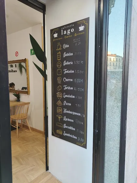 menu 1 of Cafetería Lago