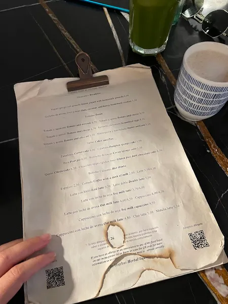 menu 2 of Il Tavolo Verde