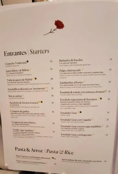 menu 2 of Restaurante & Terraza Malvar