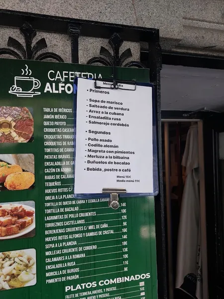 menu 1 of Restaurante Adrede