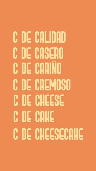 menu 2 of C de Cheesecake Teatinos