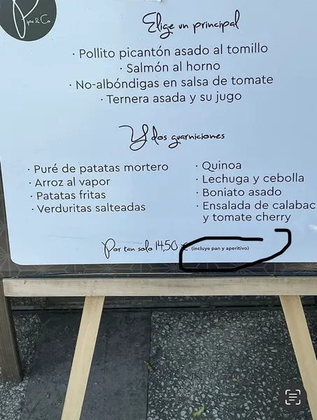 menu 0 of Pipa & Co Aravaca