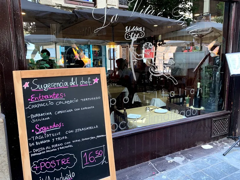 menu 1 of La Vita e Bella