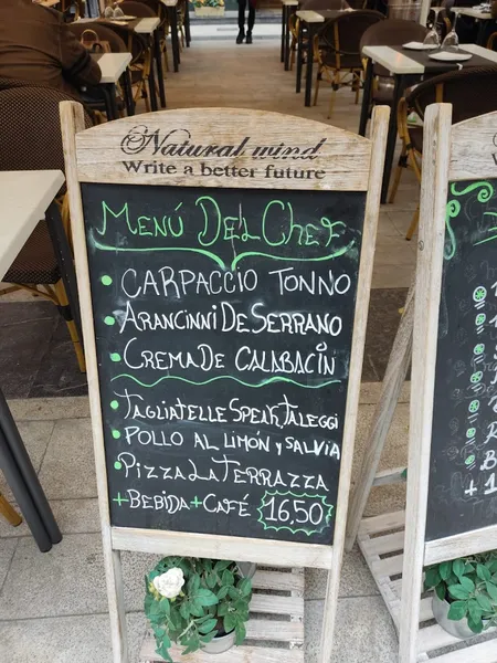 menu 1 of La Terrazza