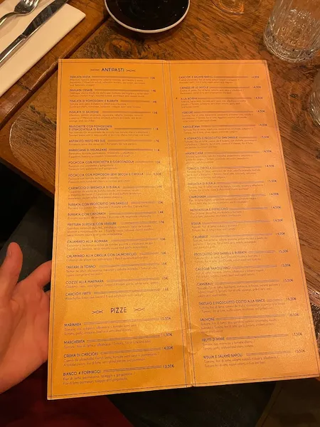 menu 1 of Le Favole