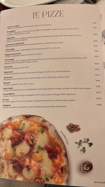 menu 0 of Restaurante La Tagliatella | C/ San Vicente Mártir, Valencia |