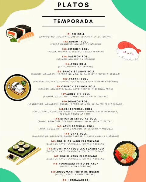 menu 0 of Restaurante Asiático - COCINA ASIÁTICA HAI S.L