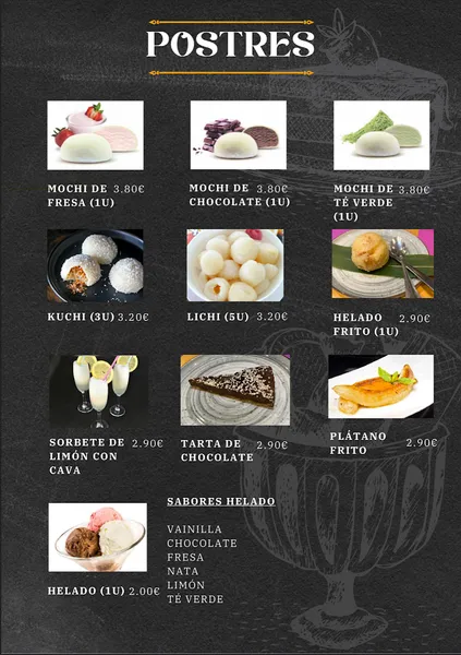 menu 2 of Restaurante Asiático - COCINA ASIÁTICA HAI S.L