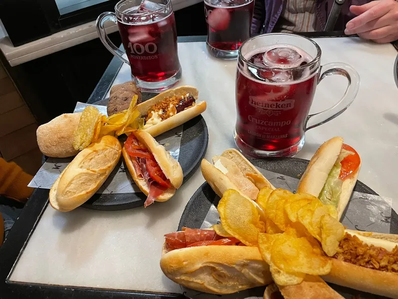 menu 2 of 100 Montaditos Tapas Raval