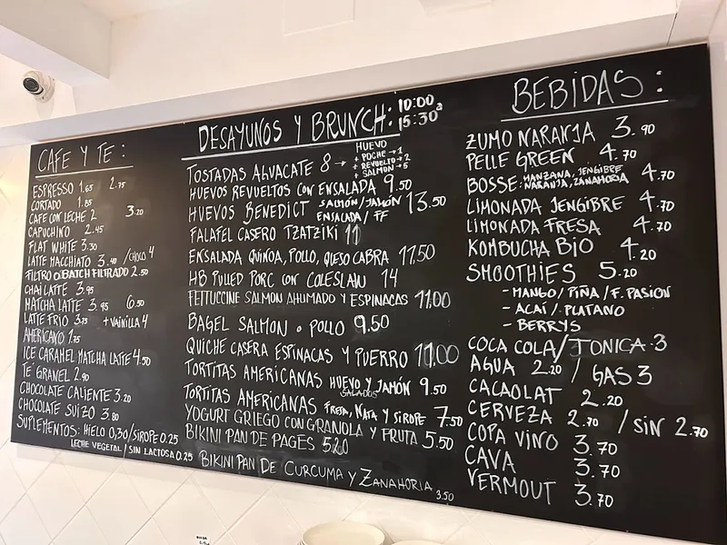 menu 0 of Manso's Café
