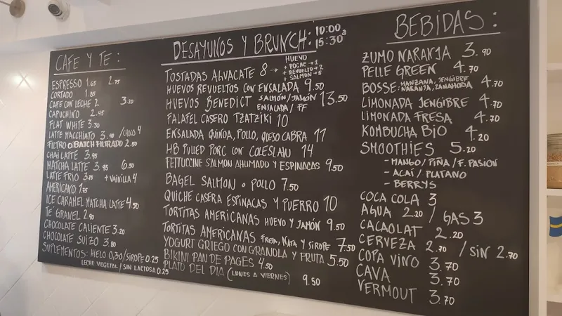 menu 2 of Manso's Café