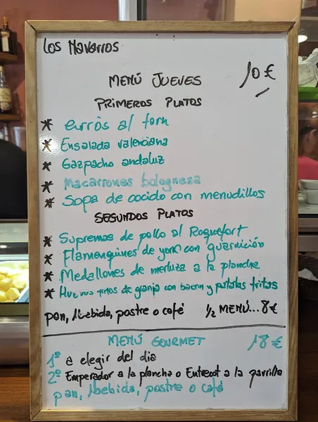menu 0 of Bar Los Navarros