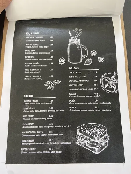 menu 1 of Copper Coffee & Brunch