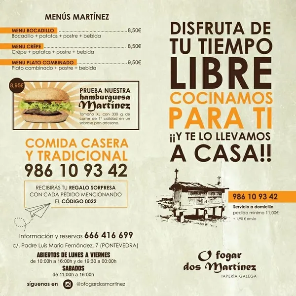 menu 1 of O fogar dos Martínez
