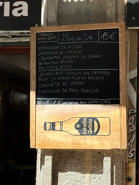 menu 0 of Restaurante Pontetapas