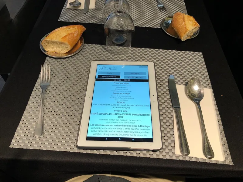 menu 0 of Restaurante Casa Manolo