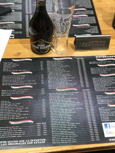 menu 0 of Pizzeria da Claudio Montecanal