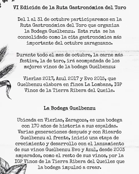 menu 0 of BuleBar Montecanal - Restaurante - Arrocería