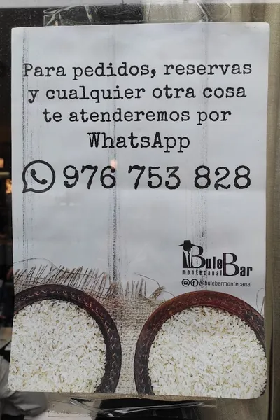 menu 2 of BuleBar Montecanal - Restaurante - Arrocería