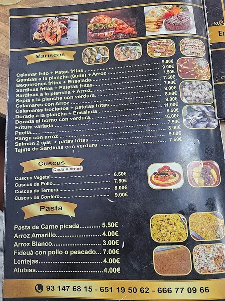 menu 0 of Rincón Del Raval