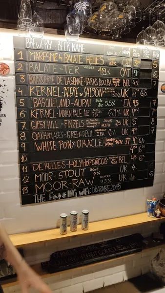 menu 1 of El Drapaire de la Cervesa Artesana