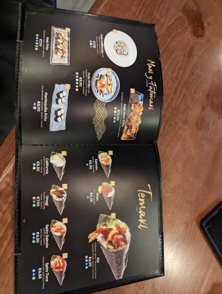 menu 1 of Sakana Restaurante