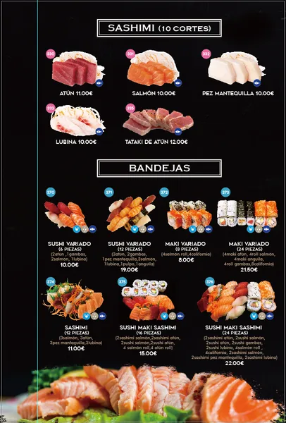 menu 1 of Asiático Ksam