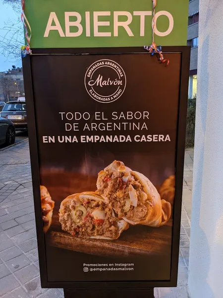 menu 2 of Empanadas Malvón
