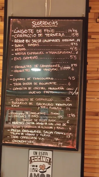 menu 2 of La Alvaroteca