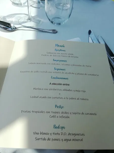 menu 1 of River Hall