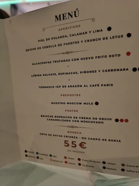 menu 2 of River Hall
