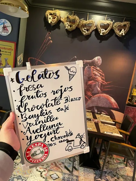 menu 1 of Pizzería Ristorante La Vespa 50