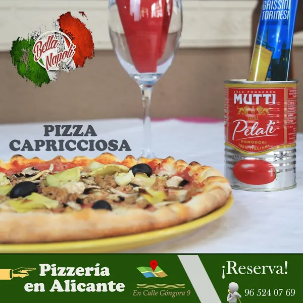menu 1 of Bella Napoli