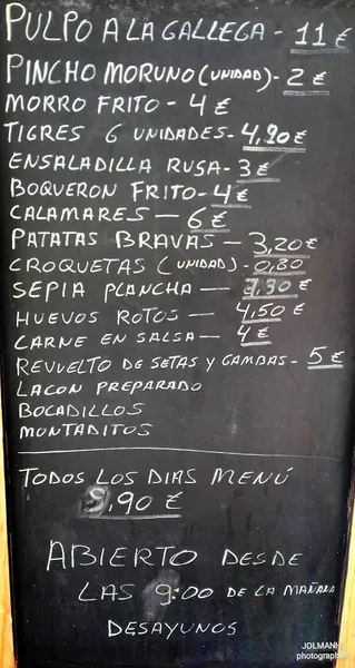 menu 2 of Bella Napoli