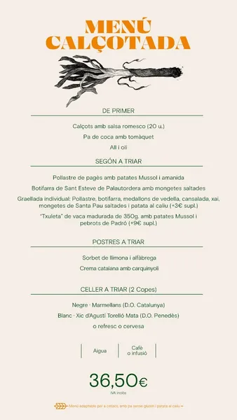 menu 0 of Mussol Casp