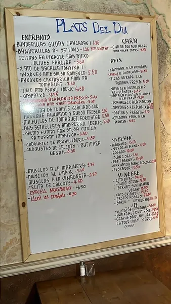 menu 0 of Bo de Bernat