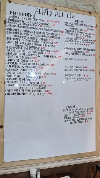 menu 1 of Bo de Bernat