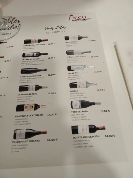 menu 1 of Mar Robles Restaurante