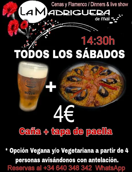 menu 0 of Bar La Madriguera de Mai
