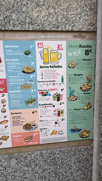 menu 2 of 100 Montaditos