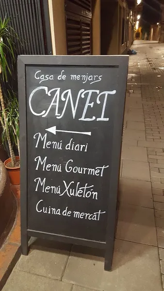 menu 2 of Restaurante Canet