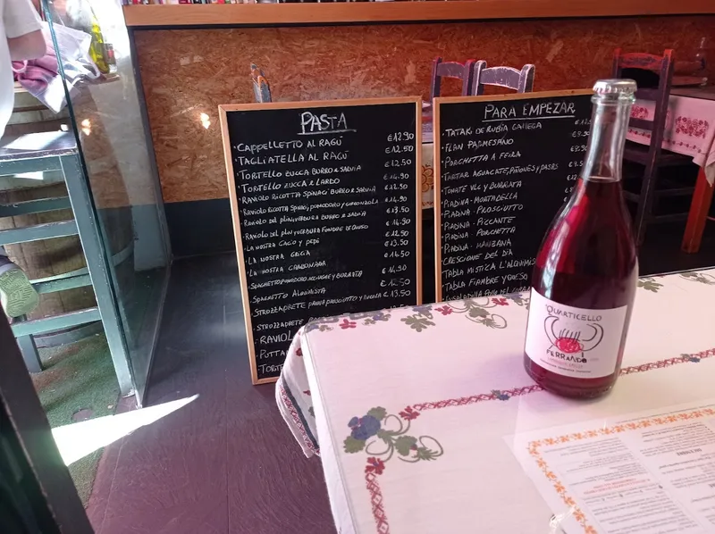 menu 0 of L'Alquimista