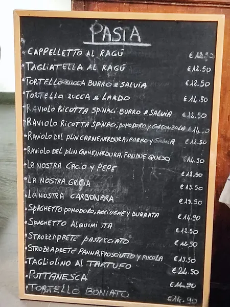 menu 2 of L'Alquimista