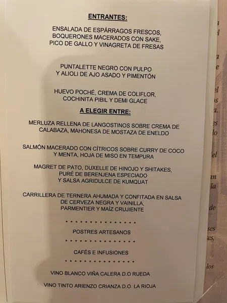menu 2 of Montal Alimentación