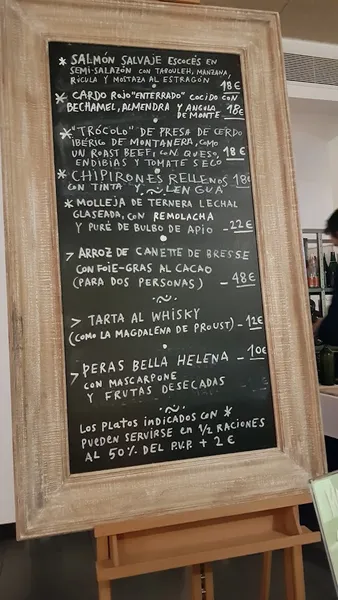 menu 2 of Absinthium Restaurante
