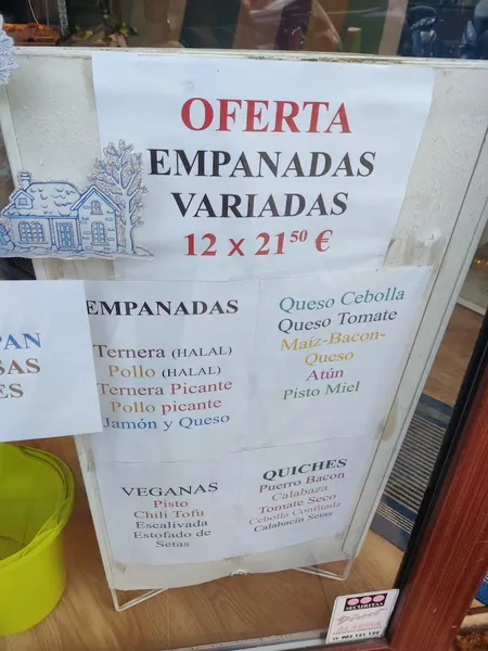 menu 0 of Empanadas caseras "iaia Celia" clot