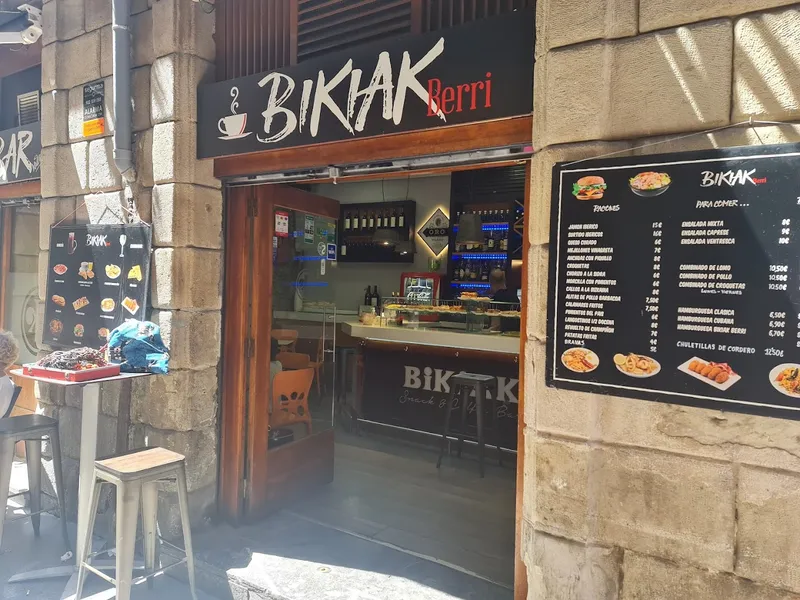 menu 2 of Bar BIKIAK berri- Bar de Pintxos