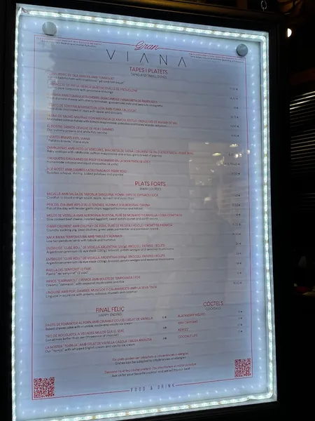 menu 2 of Viana Restaurant