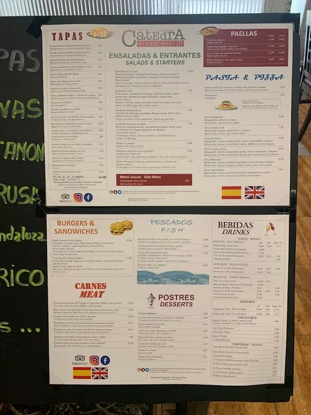 menu 2 of Restaurant Cátedra