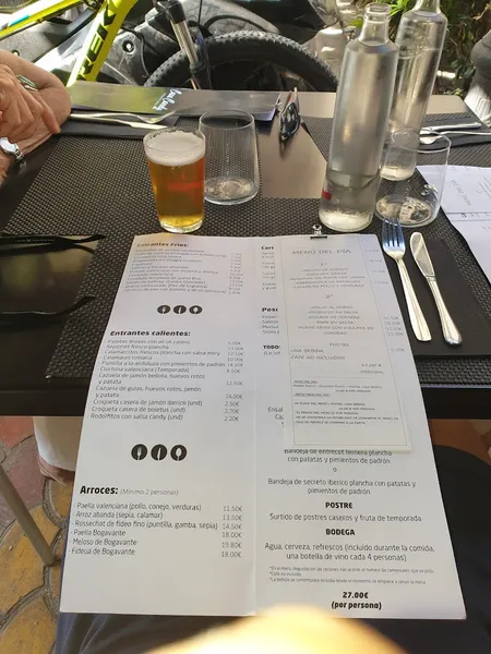 menu 2 of Cervecería Restaurante Casa Candy